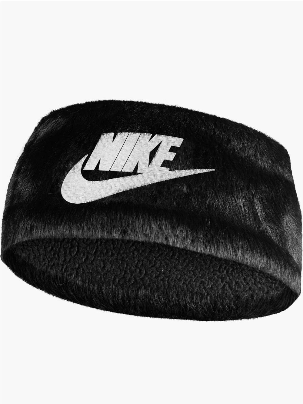 Nike Faux Fur Headband NWT